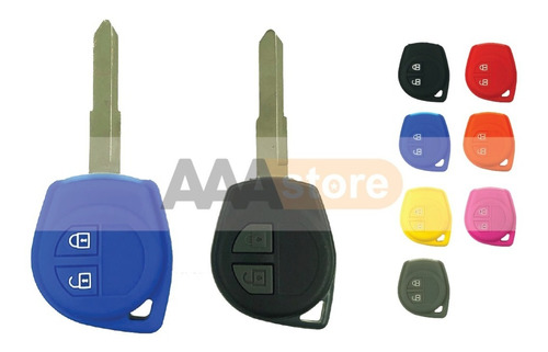 Funda Silicon Protector Llave Suzuki Swift 7 Colores