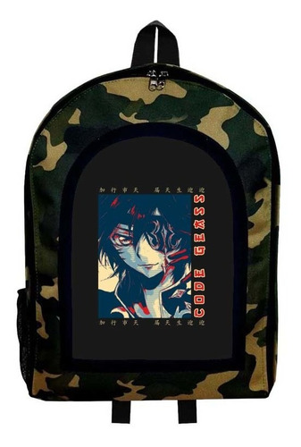 Mochila Camuflada Assassination Classroom Modelo 42