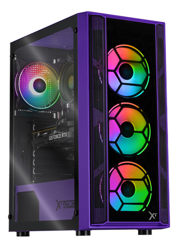 Xtreme Pc Gaming Geforce Rtx 4060 Amd Ryzen 7 5700 32gb Ssd 1tb Wifi Kronos Violet