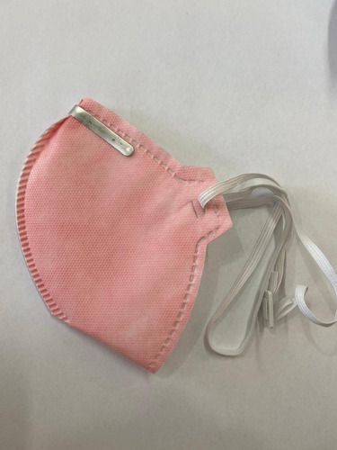 Imagem 3 de 3 de Máscara Pff2 N95 Ca44516 Bfe 99% Kit Com 10 Rosa