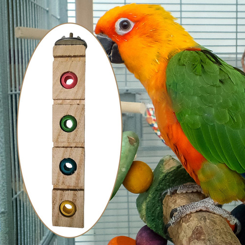 Pájaros Loro Masticar Juguetes Loro Jaula Suministros