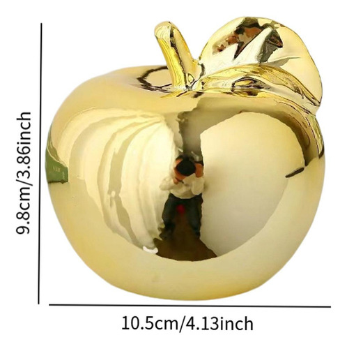 Sh Escultura Frutas Figuras Cerámica L Dorado