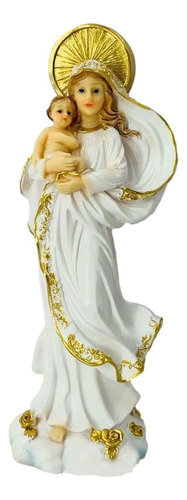 Resina Mary Baby Jesus Estatua Estatuilla Artesanía Para