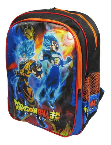 Kit Escolar Mochila De Costas Dragon Ball Super Tamanho G