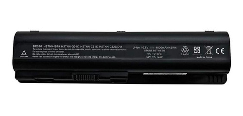 Bateria Para Notebook Hp Pavilion Dv6-1062el 4000 Mah Preto