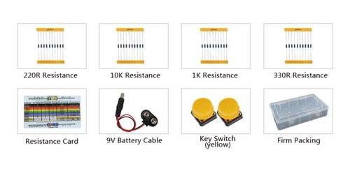 Imagen 6 de 8 de Starter Kit Uno R3 Premium Pro Compatible Arduino