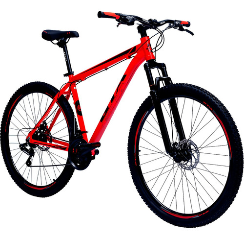 Bicicleta Aro 29 Gta Nx 24 Vel Kit Shimano Freio Hidraulico Cor Vermelho Tamanho Do Quadro 17