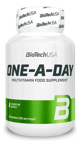 One A Day Multivitaminas Biotech Usa 100 Tab 100 Dias