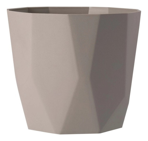 Vaso Cachepot Diamante Nude 16x15 West Garden