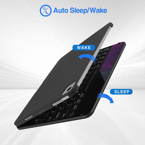 Funda Teclado Negro Retroiluminado Para iPad 10.9 / 11