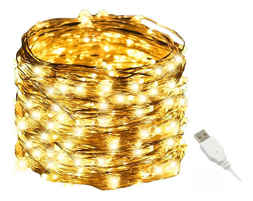 1 Paquetes De Luces Decorativas 20m Navidad Led Tira 5v Usb