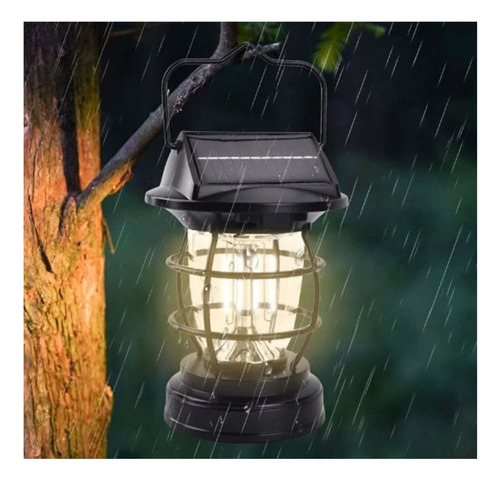 Lampara Para Exterior Solar Impermeable Con Sensor 15,5cm