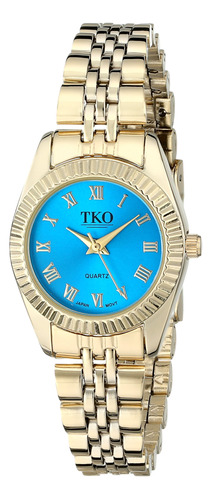 Tko Orlogi Tk648bl De La Mujer Petite Analog Cuarzo Reloj De