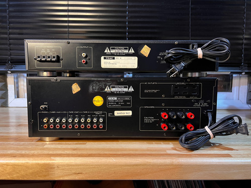 Amplificador Teac A-x5030 + Sintonizador T-x3000!!!! Tbaudio Negro (Usado)