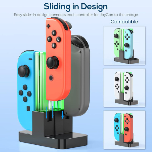 Reemplazo De Base De Carga Interruptor, Cargador Para Switch