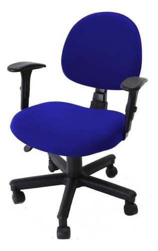 Capa Para Cadeira De Escritório Giratória Em Malha Azul Bic