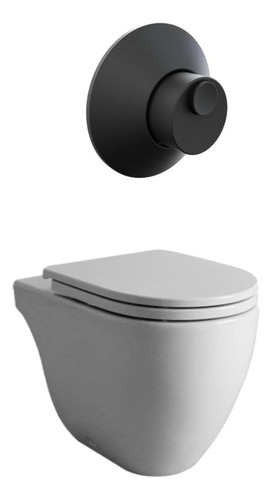 Combo Ferrum Fontana Inodoro+asiento+valvula Hidromet 942