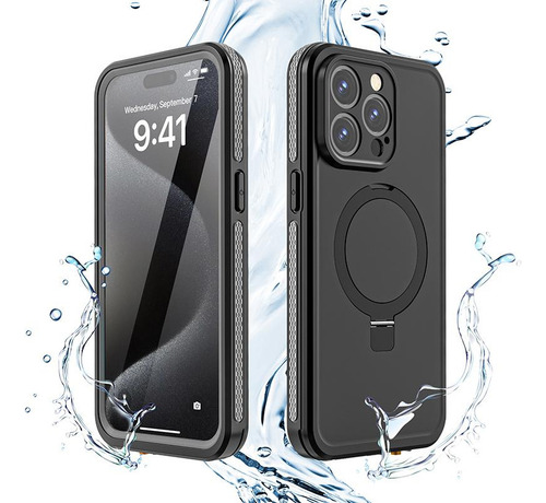 .funda For iPhone 15 Pro Funda Impermeable Ip68 A Prueba De