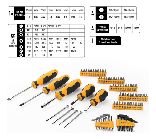 Krebs Kit De Herramientas Manuales Y Juego De Herramientas D