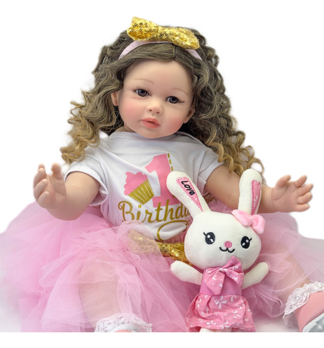 Npk Muñeca Bebé Reborn Silicona Realista Regalo Para Niñas