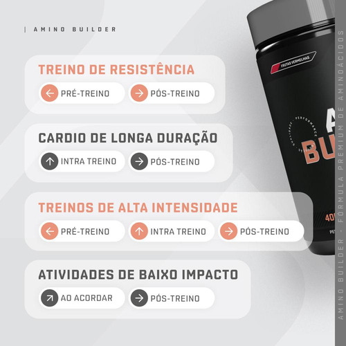 Aminobuilder 400g Dux Frutas Vermelha Aminoácidos Essenciais