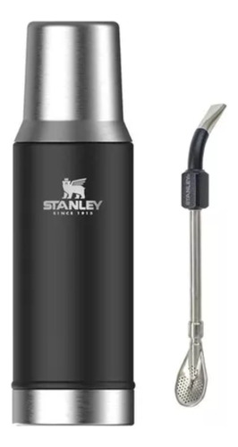 Set Mate System Stanley 800ml + Bombilla Spoon Negro