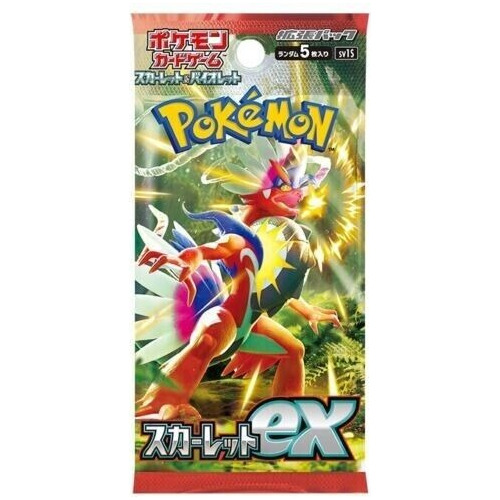 Sobre Pokemon Escarlata Ocg/tcg Japones