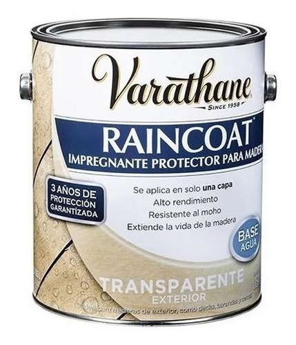 Impregnante Va Raincoat Transparente 1 L Rust Oleum - Ynter