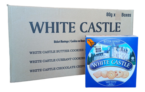 Biscoito Amanteigado Butter Cookies White Castle Caixa 9 Un