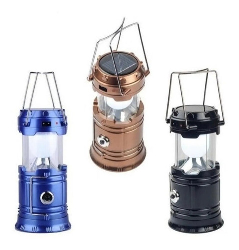 Farol Linterna  Camping Solar Recargable