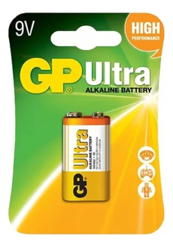 Bateria Gp Ultra 9v Alkalina