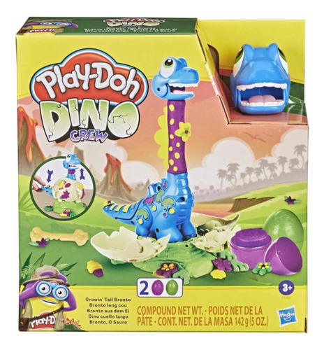 Masas Y Plastilinas Play-doh Dino Crew Cuello Largo