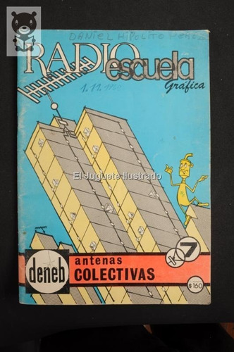 Radio Escuela Revista 1967 Circuito Transitores Electricidad