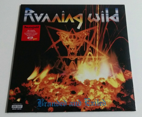 Running Wild - Branded And Exiled LP 180 g Alemania 2017 Novo