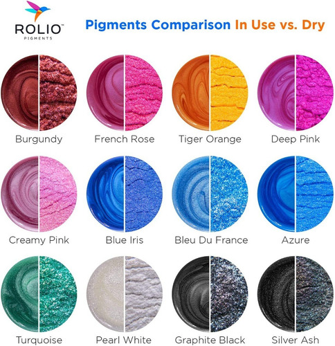 Rolio Pigmento En Polvo 24 Colores