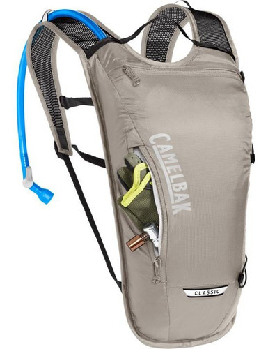 Mochila de hidratación ligera Camelbak Classic de 2 litros, color beige