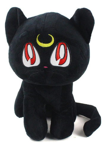 Sailor Moon Negro Luna Cat Peluche Muñeca Navidad Regalo