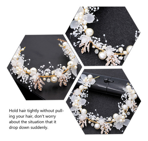 Joyería Para El Cabello Para Bodas, Diadema Con Perlas Y Dia