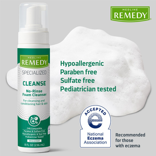 Limpiador En Espuma Medline Remedy Specialized No-rinse 240