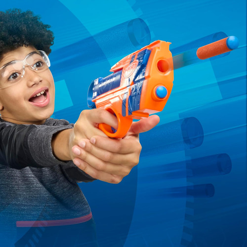 Nerf N Series Duo Pack, Incluye 2 Lanzadores Ward, 12 Dardos