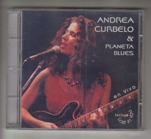 1996 Rock Uruguay Cd Andrea Curbelo & Planeta Blues En Vivo