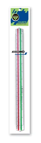 Escalimetro Triangular Pizzini Dibujo Tecnico 30 Cm Prof