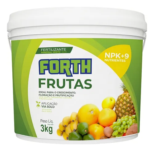 Adubo Fertilizante Frutas Forth 3kg - Pomar Frutificação