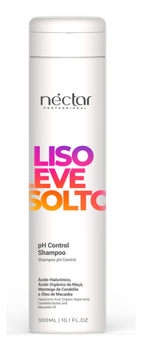  Néctar Professional Liso Leve E Solto Shampoo 300ml