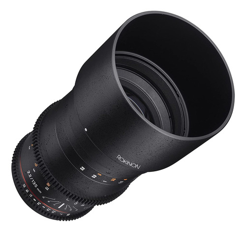 Lente Rokinon Cine Ds 135mm T2.2 Ed Umc Para Slr Canon Ef