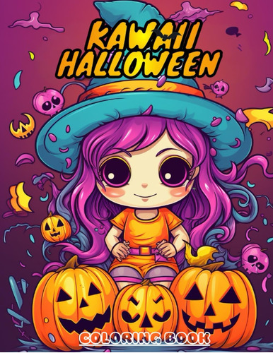 Libro: Kawaii Halloween Coloring Book Vol.1: Cute & Creepy: 