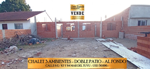 Calle 6 E/ 83 Y 84 Mar Del Tuyú Sara Zapata Inmobiliaria Vende Chalet De 3 Ambientes A Estrenar