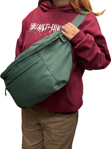 Riñonera Topper Xxl*** Modelo Chill Lm Verde Laurel Lisa