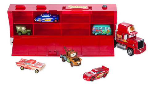 Toy Disney Pixar Cars Lightning Mcqueen Mack Hauler Con 6 Co