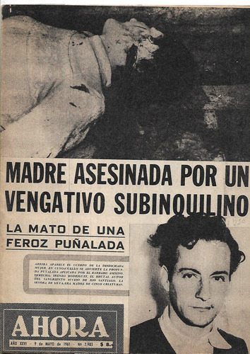 Ahora 1961 Transexuales Diana Maggi Casos Policiales 